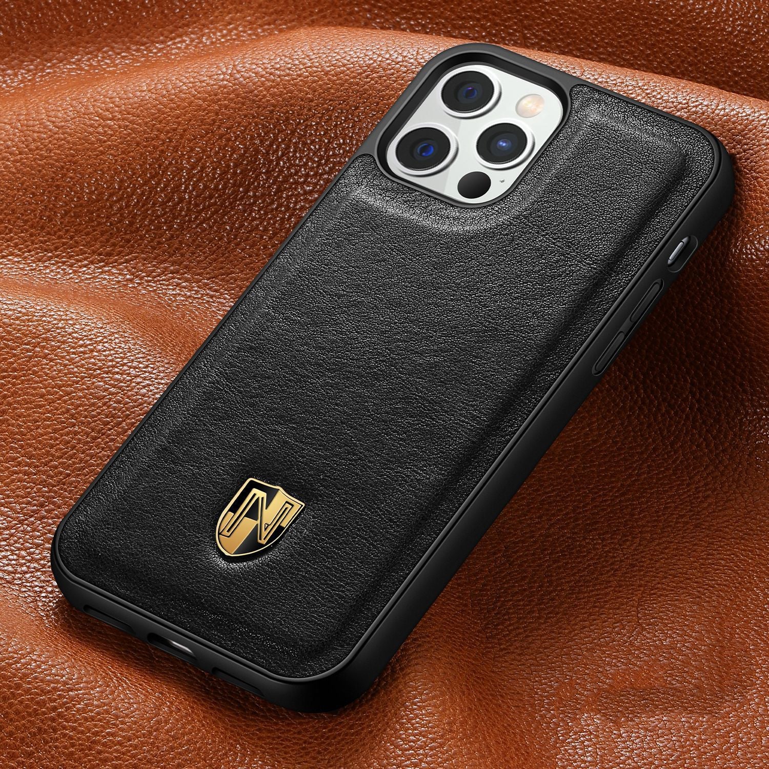 Nobile™ – Coque iPhone en cuir véritable haut de gamme