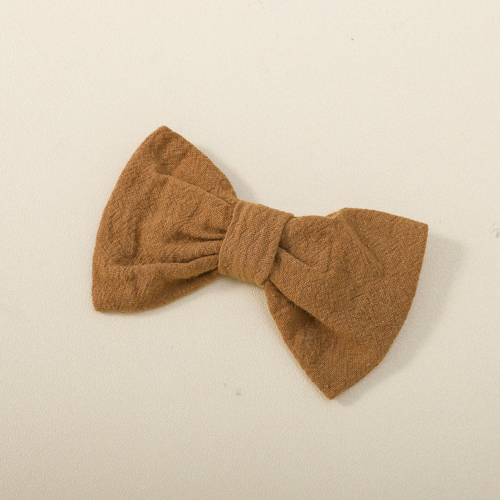 Lunella™ – Robe princesse d'été en coton & lin avec barrette