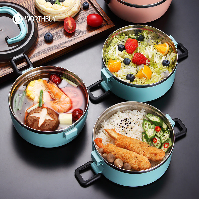 SteelLunch™ – Boîte à lunch en acier inoxydable multi-couche