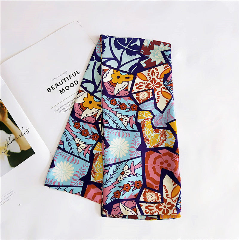 Silkaori™ – Foulard en soie long double face style japonais