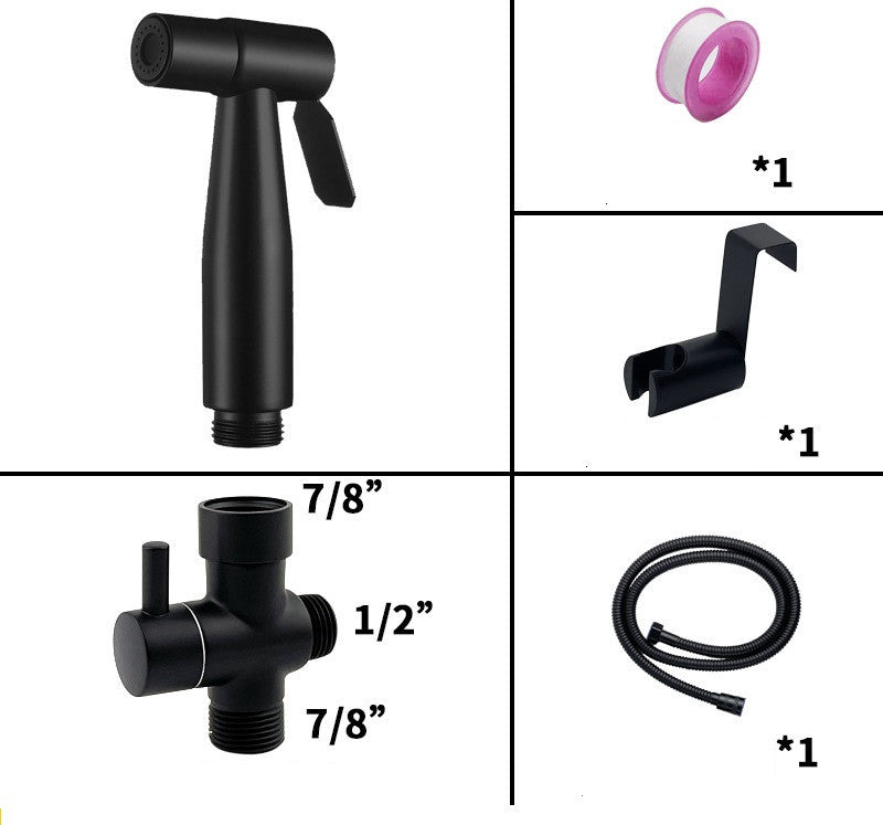 AquaLux™ – Bidet de toilette à main en acier inoxydable