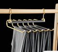 Pantorix™ – Cintre pantalons multi-niveaux 6 pièces en aluminium