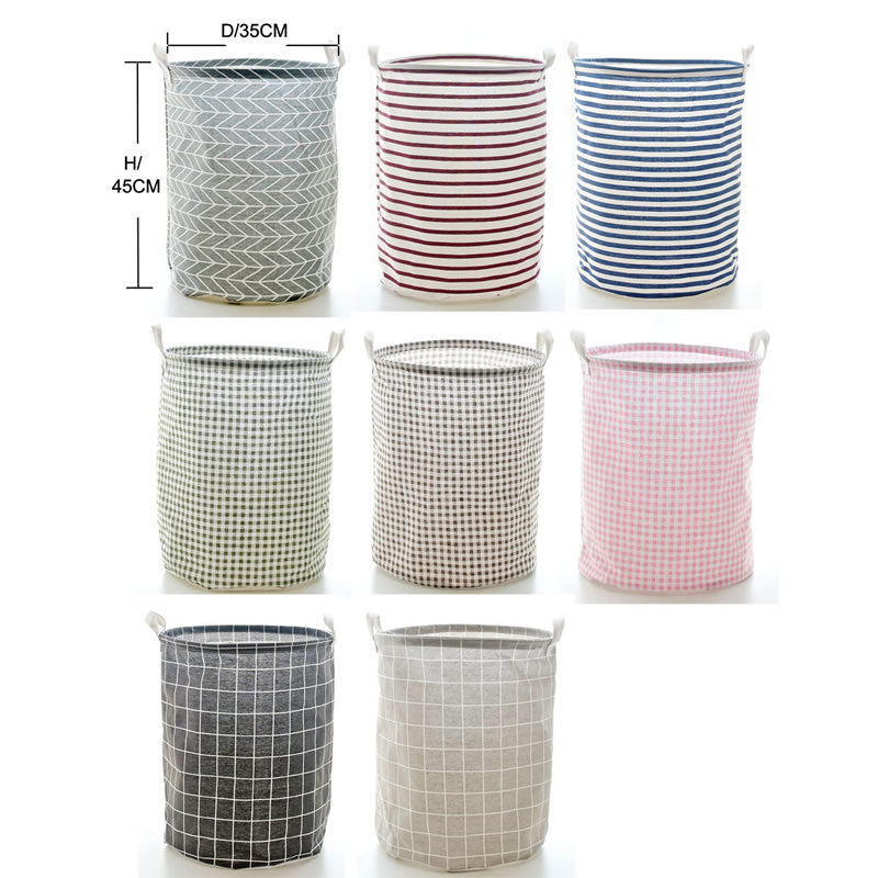 LinoStore™ – Panier de rangement en coton & lin