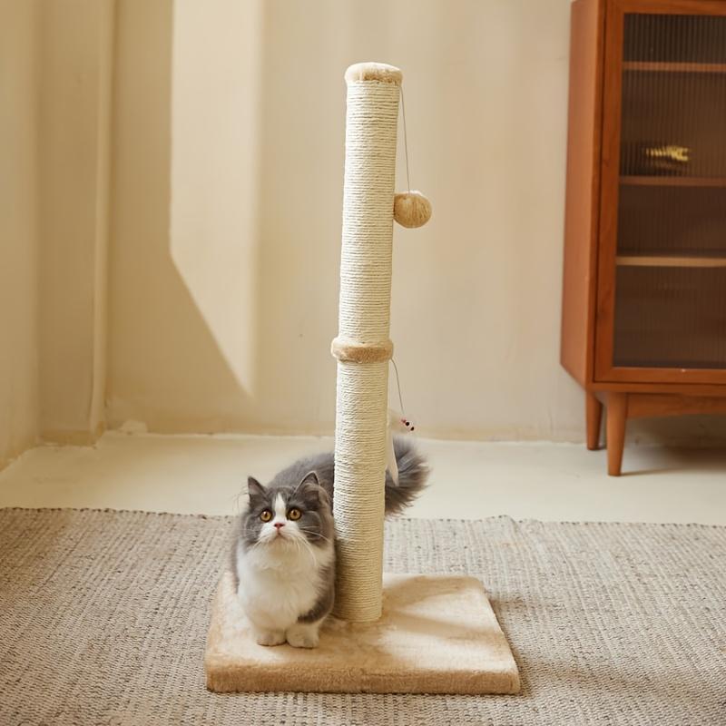 FeliPlay™ – Griffoir sisal avec jouets suspendus pour chat