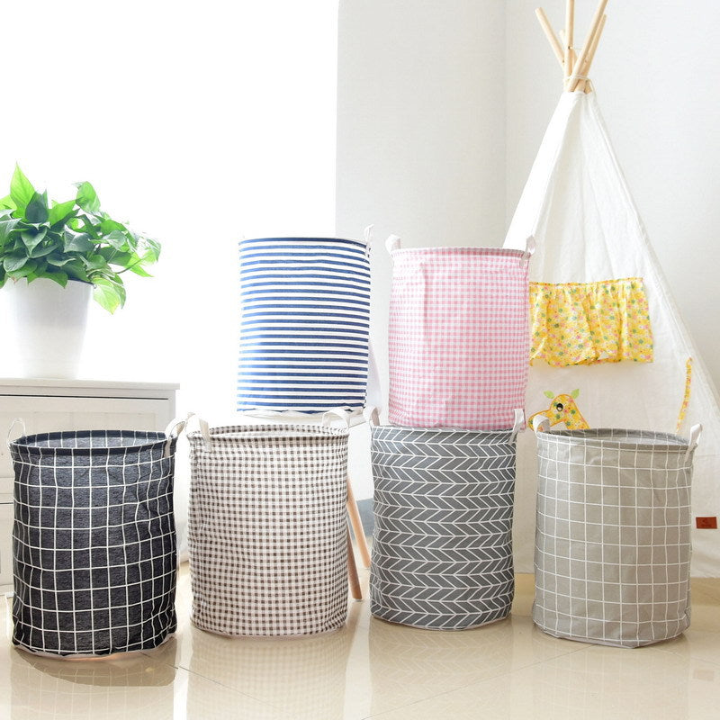 LinoStore™ – Panier de rangement en coton & lin