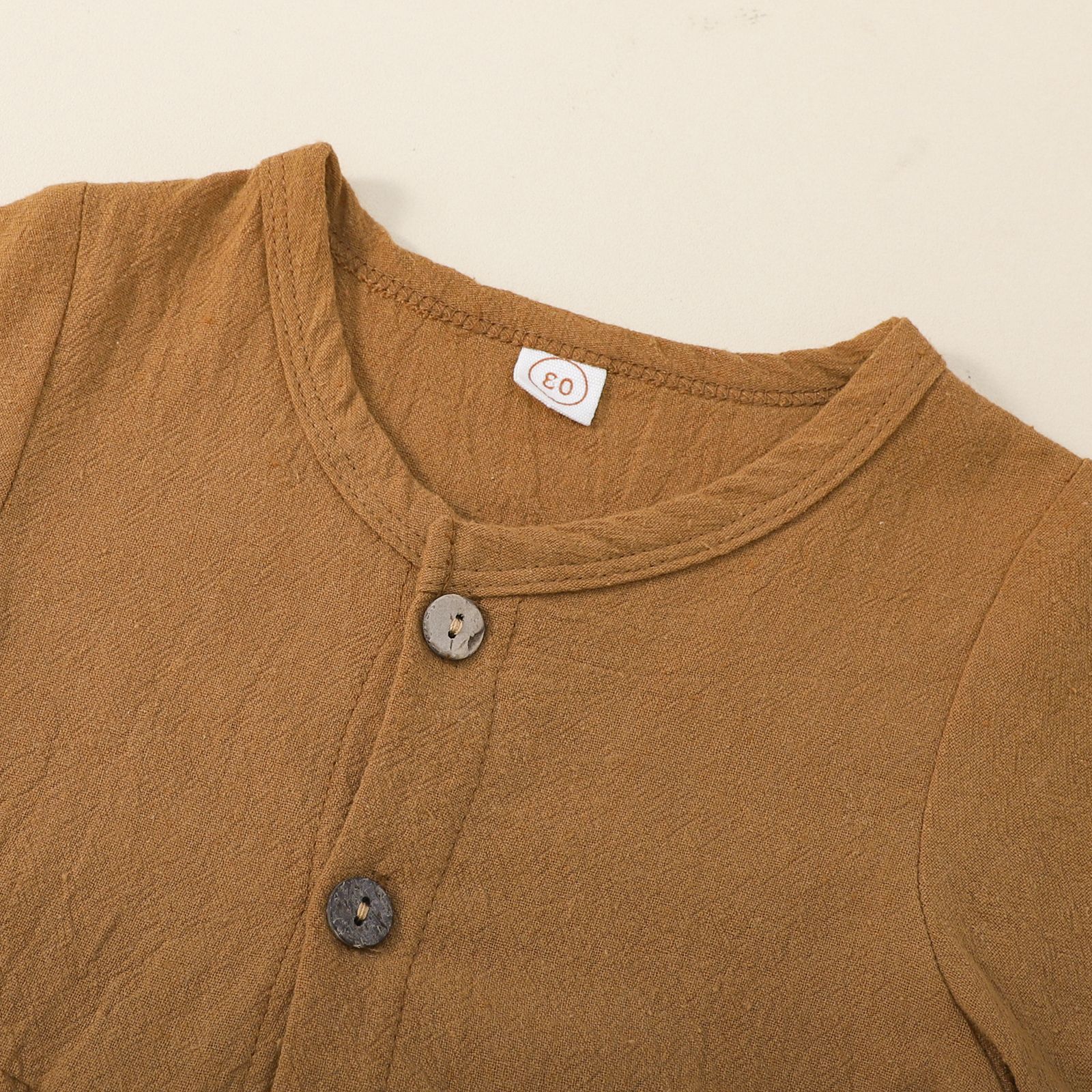 Lunella™ – Robe princesse d'été en coton & lin avec barrette