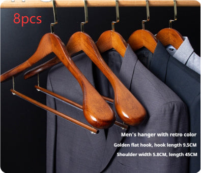 Woodora™ – Cintre en bois massif premium, style américain