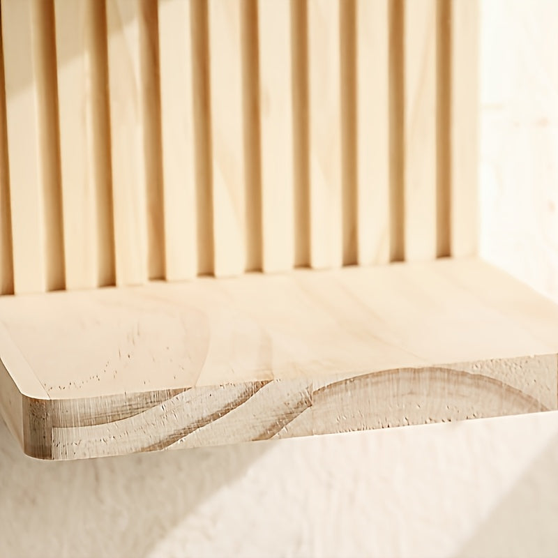 Linea™ – Lot de 2 étagères murales doubles en bois