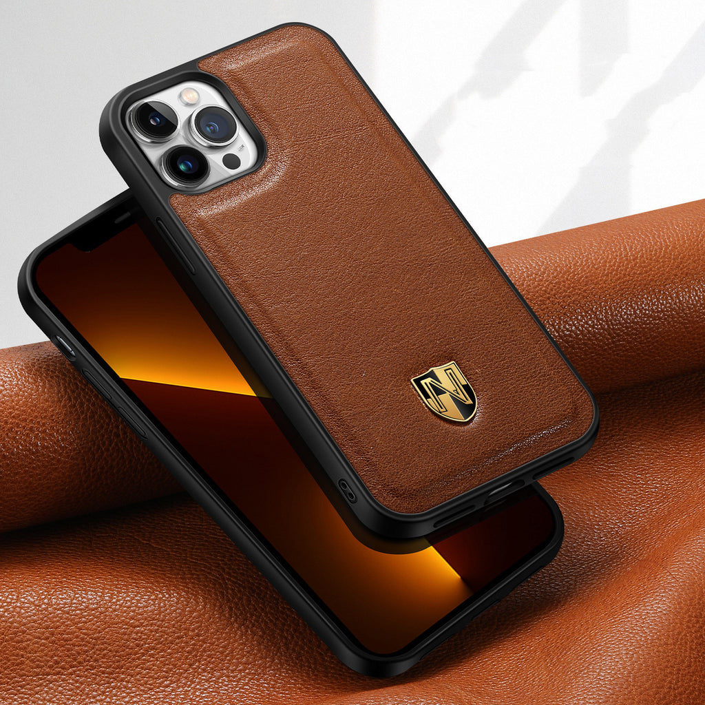 Nobile™ – Coque iPhone en cuir véritable haut de gamme
