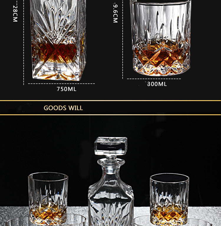 Imperio™ – Set de 6 verres à whisky en cristal, européen