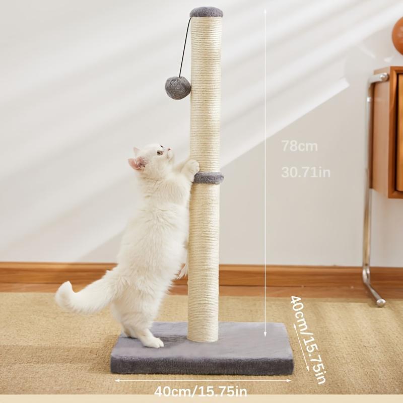 FeliPlay™ – Griffoir sisal avec jouets suspendus pour chat