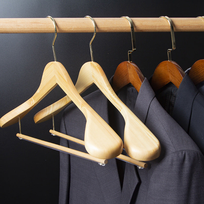 Woodora™ – Cintre en bois massif premium, style américain