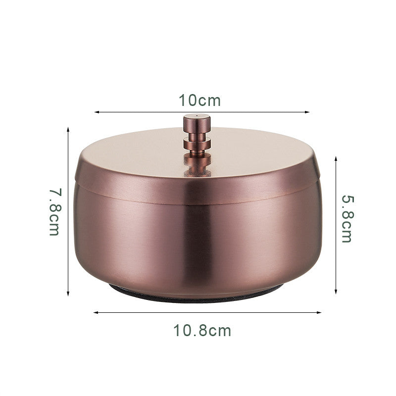 LuxAsh™ – Cendrier en acier inoxydable épaissi avec couvercle