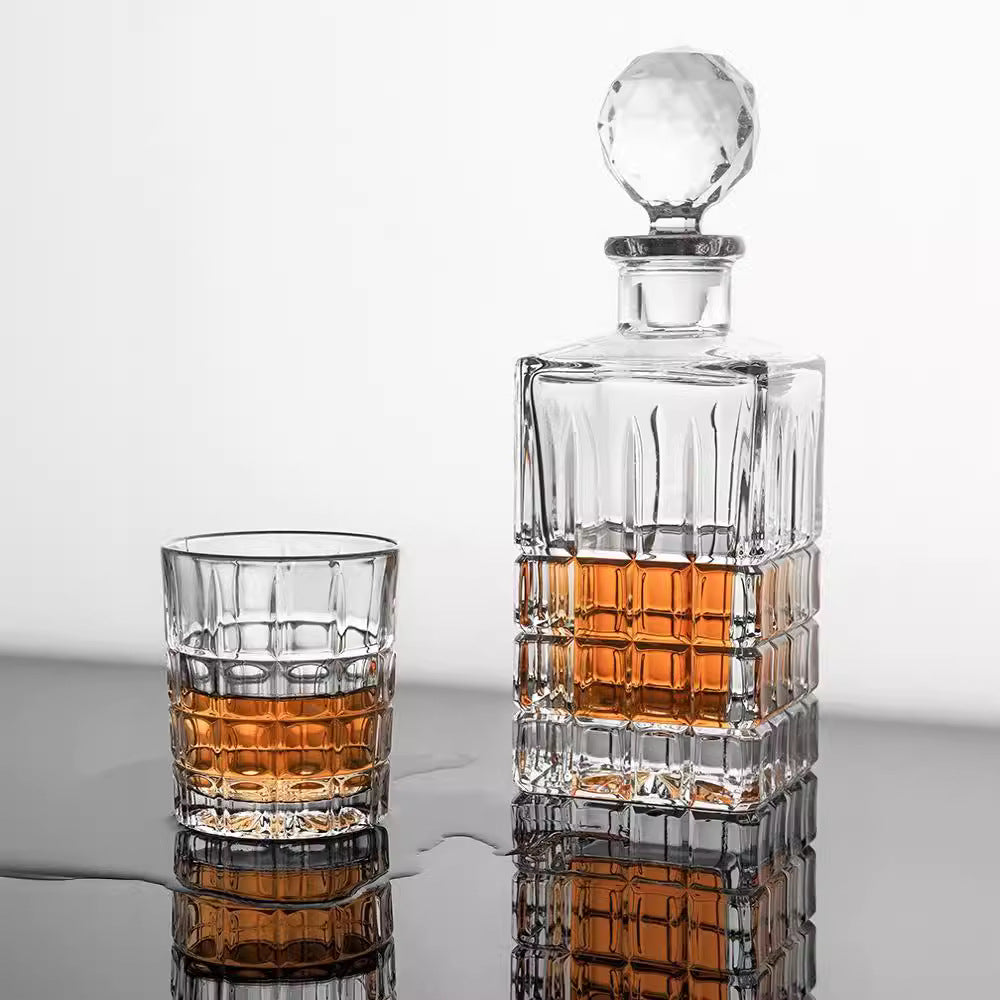 Diplomate™ – Set whisky & saké en cristal avec 6 verres